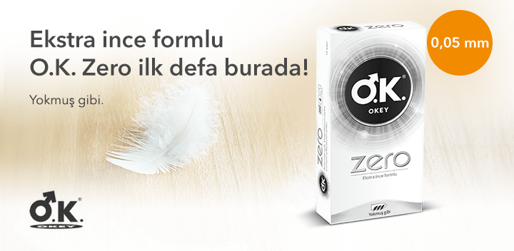 Okey Zero Ekstra İnce Formlu Prezervatif 10 adet