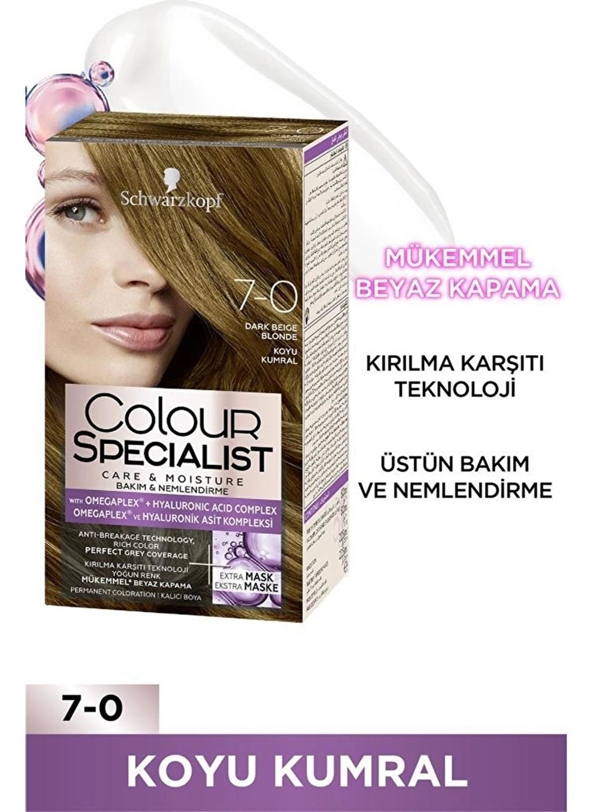 Schwarzkopf Colour Specialist Saç Boyası 7.0 Koyu Kumral