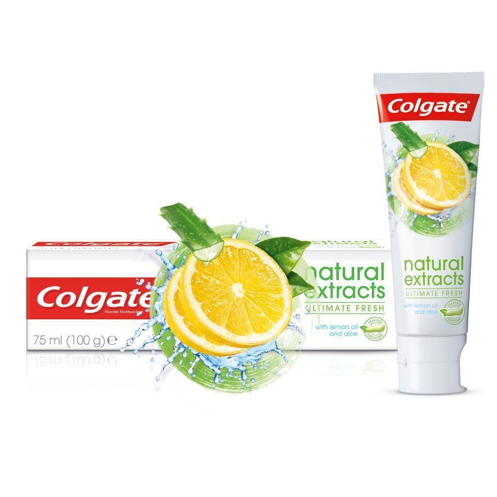 Colgate Natural Extracts Limon Ferah Nefes Diş Macunu 75 ml
