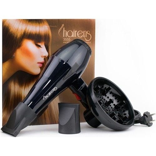 Hairens 2500w Turbo 3555 Profesyonel Kuaför Saç Kurutma Ve Fön Makinesi