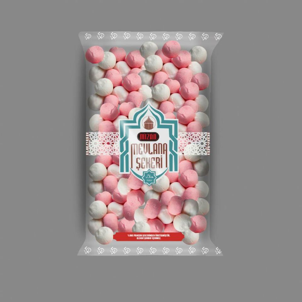 Mizan 10 x 400 Gr Mevlana Şekeri Sade Kızan Peynir Şekeri