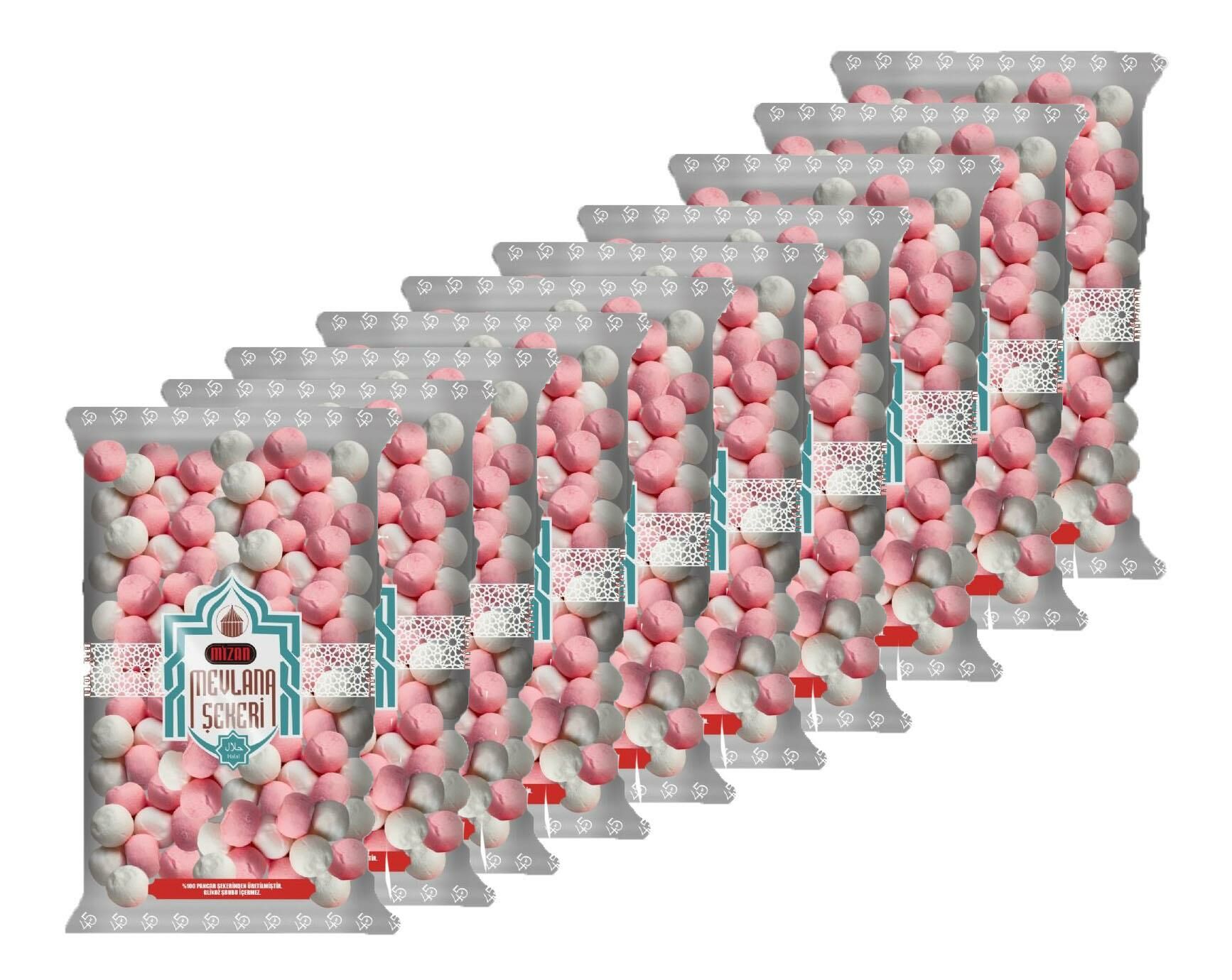 Mizan 10 x 400 Gr Mevlana Şekeri Sade Kızan Peynir Şekeri