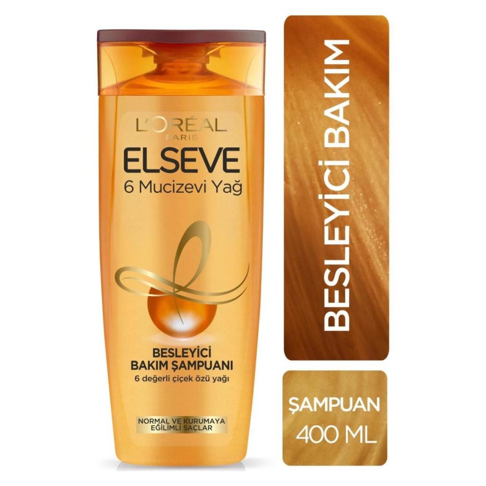 Elseve 6 Mucizevi Yağ Bakım Şampuanı 400 Ml