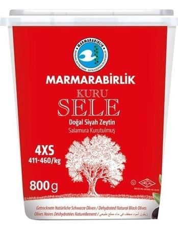 Marmarabirlik Kuru Sele Zeytin 411-468 Klb 800 Gr 8690103292475