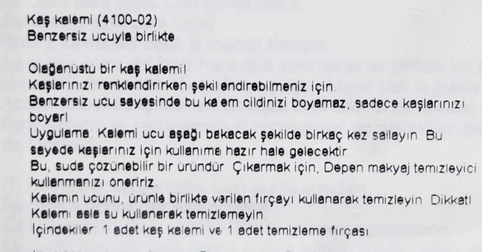 Depend Kaş Kalemi Kalıcı Kaş Boyası Kalem Siyah Kahve