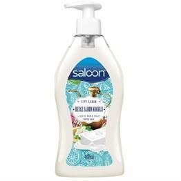 SALOON SIVI SABUN 400 ML BEYAZ SABUN KOKULU