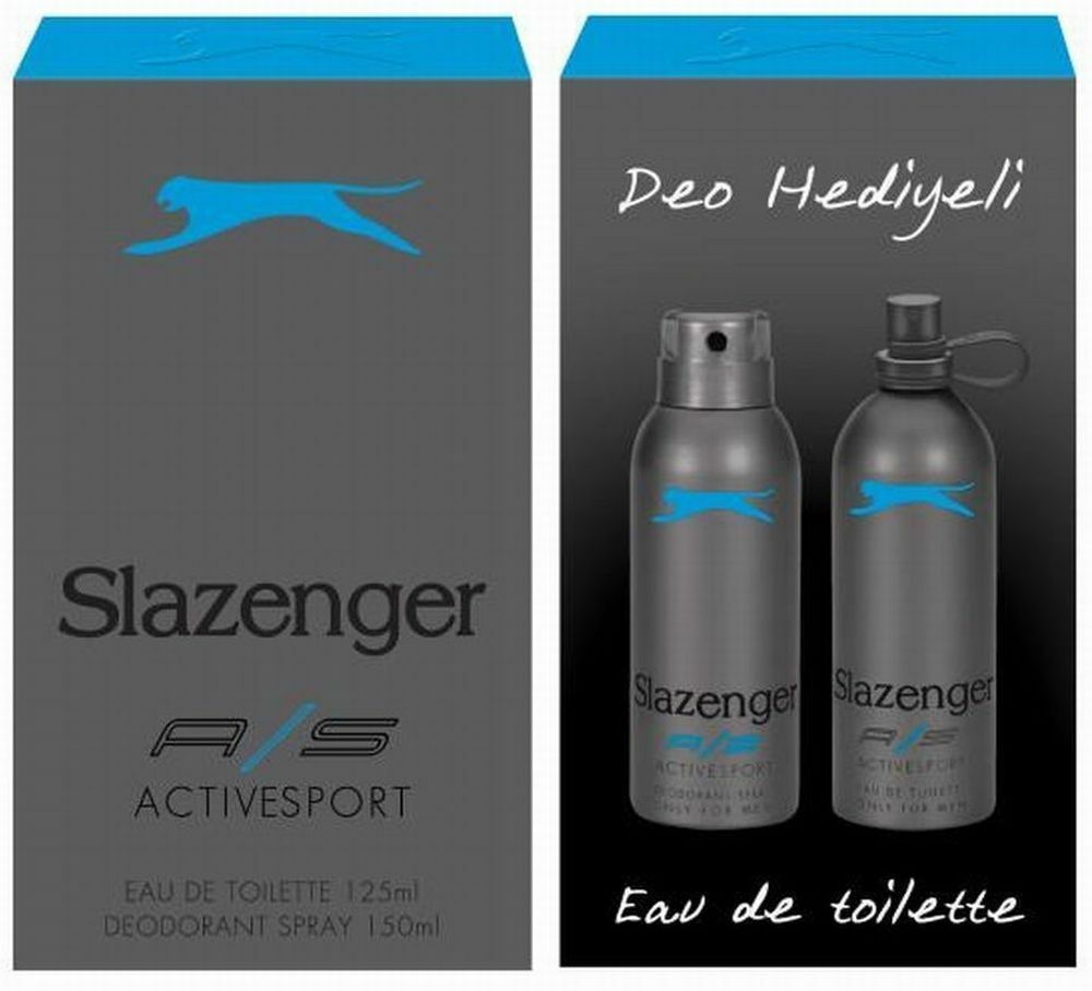 Slazenger Active Sport Mavi Set 125ml Edt + Deodorant 150 ml