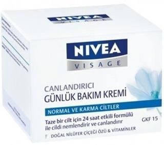Nivea Günlük Canlandırıcı Nemlendirici Yüz Kremi Normal/Karma Cilt 50Ml