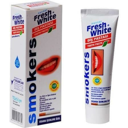 Fresh White Diş Pastası 90 Gr Sigara Kullananlar İçin Beyazlatıcı