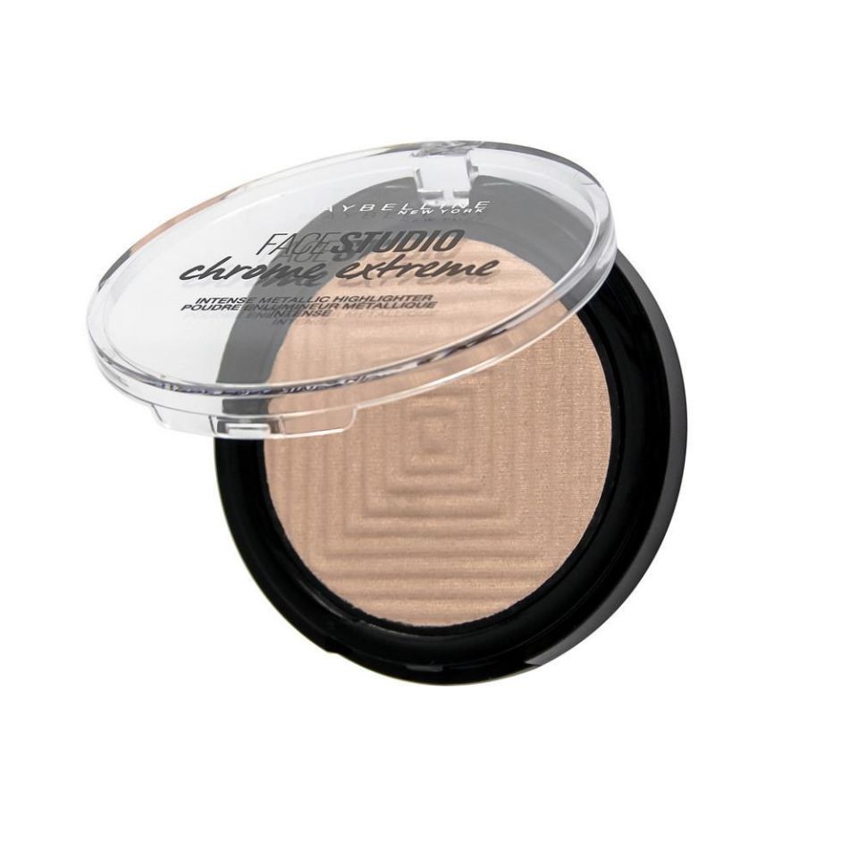 Maybelline New York Aydınlatıcı - Face Studio Chrome Extreme Highlighter 300 Sandstone