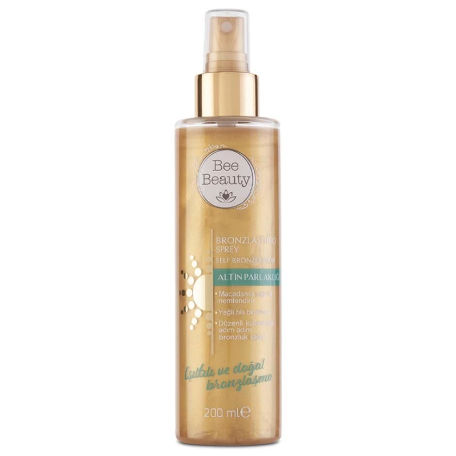 Bee Beauty Bronzlaştırıcı Sprey Altın Parlaklığı Vücut Spreyi 200 Ml