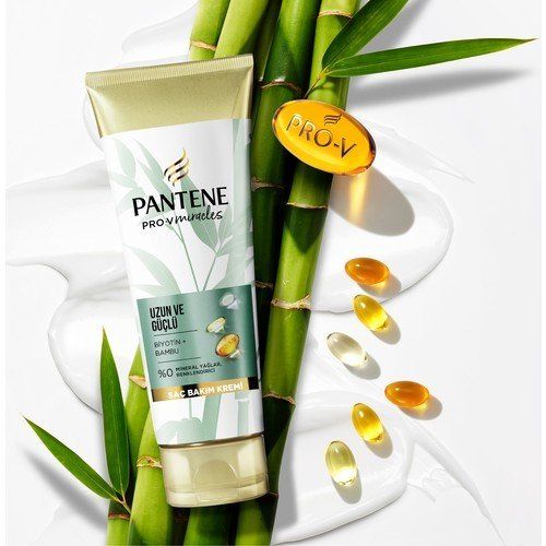 Pantene Uzun ve Güçlü Yeniden Yapılandırıcı Saç Bakım Kremi 275 Ml Bambu ve Proteinli