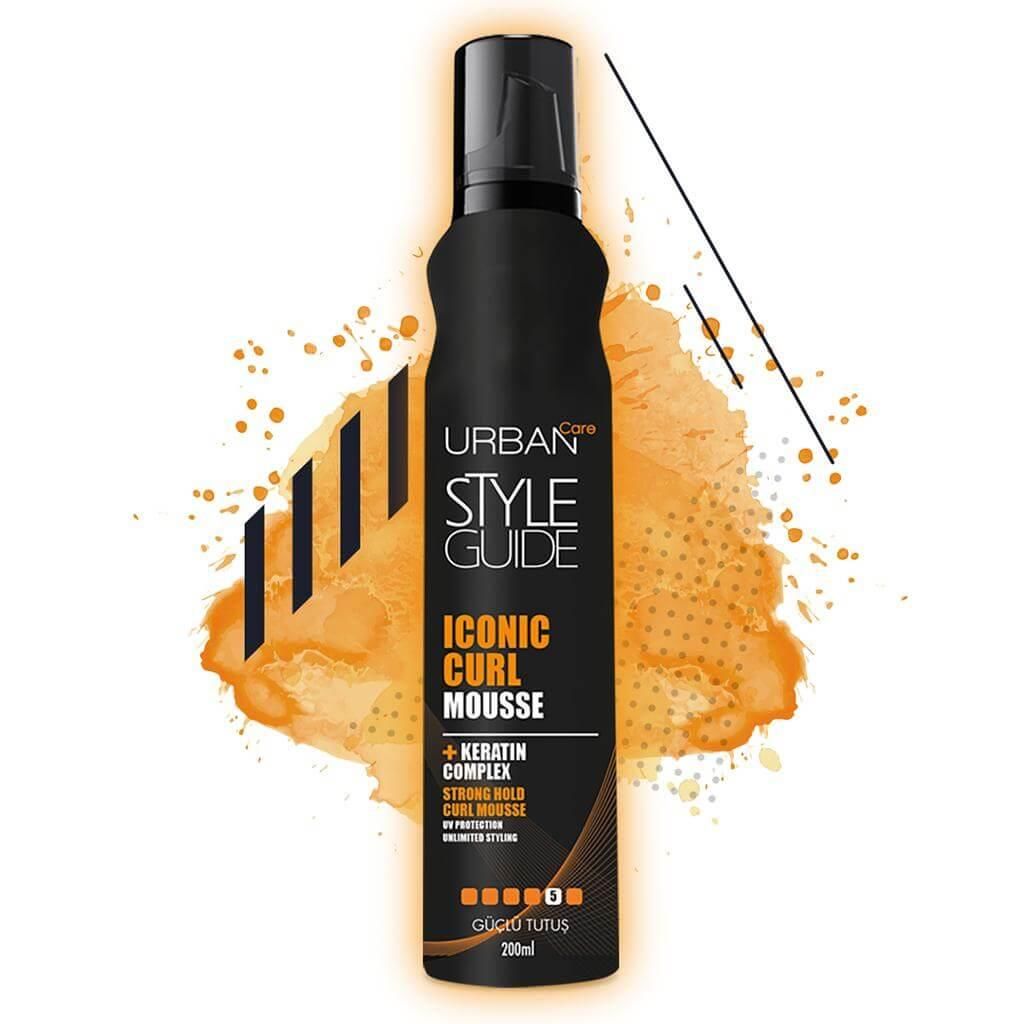 Urban Care Style Guide Iconic Curl Hareketli Bukleler Sağlayan Köpük 200 ml