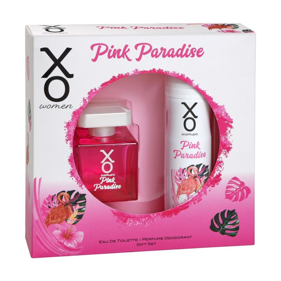 Xo Edt Kadın Pink Paradise 100 ml+Deo 125 ml