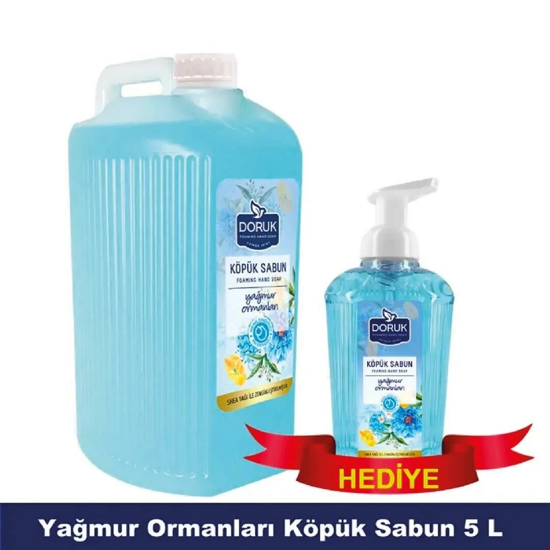 Doruk Köpük Sabun 5 Lt Yağmur Ormanları