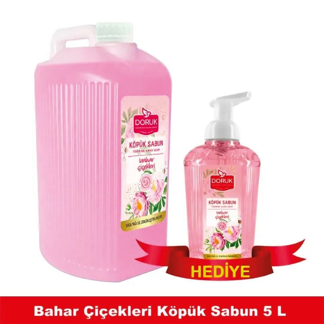 Doruk Köpük Sabun 5 Lt Bahar Çiçekleri