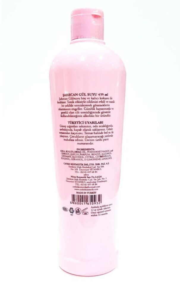 Magicare Şahecan Gülsuyu 420 Ml