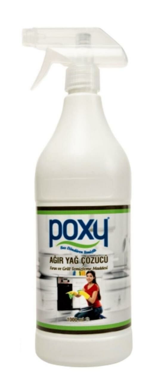 Poxy 1000 Ml Sprey Ağır Yağ Çözücü Fırın ve GRill Temizliği