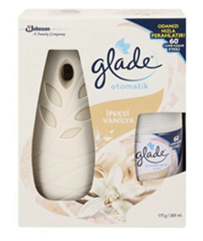 Glade İpeksi Vanilya Otomatik Sprey Sistem Makine + Yedek 269 Ml