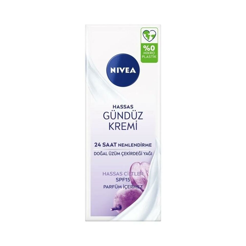 Nivea Yüz Bakım Soothing 24H Nemlendirici Hassas Gündüz Kremi Spf15 50 Ml