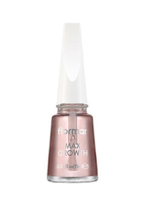 Flormar Max Growth Besleyici ve Uzamaya Yardımcı Oje Bazı-Tırnak Cilası  000 MAX GROWTH REDESIGN BC