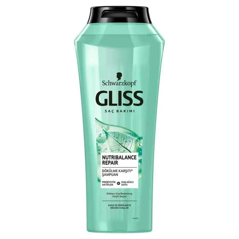 Gliss Şampuan 500 Ml Nutribalance Repair Dökülme Karşıtı Zayıf Saçlar
