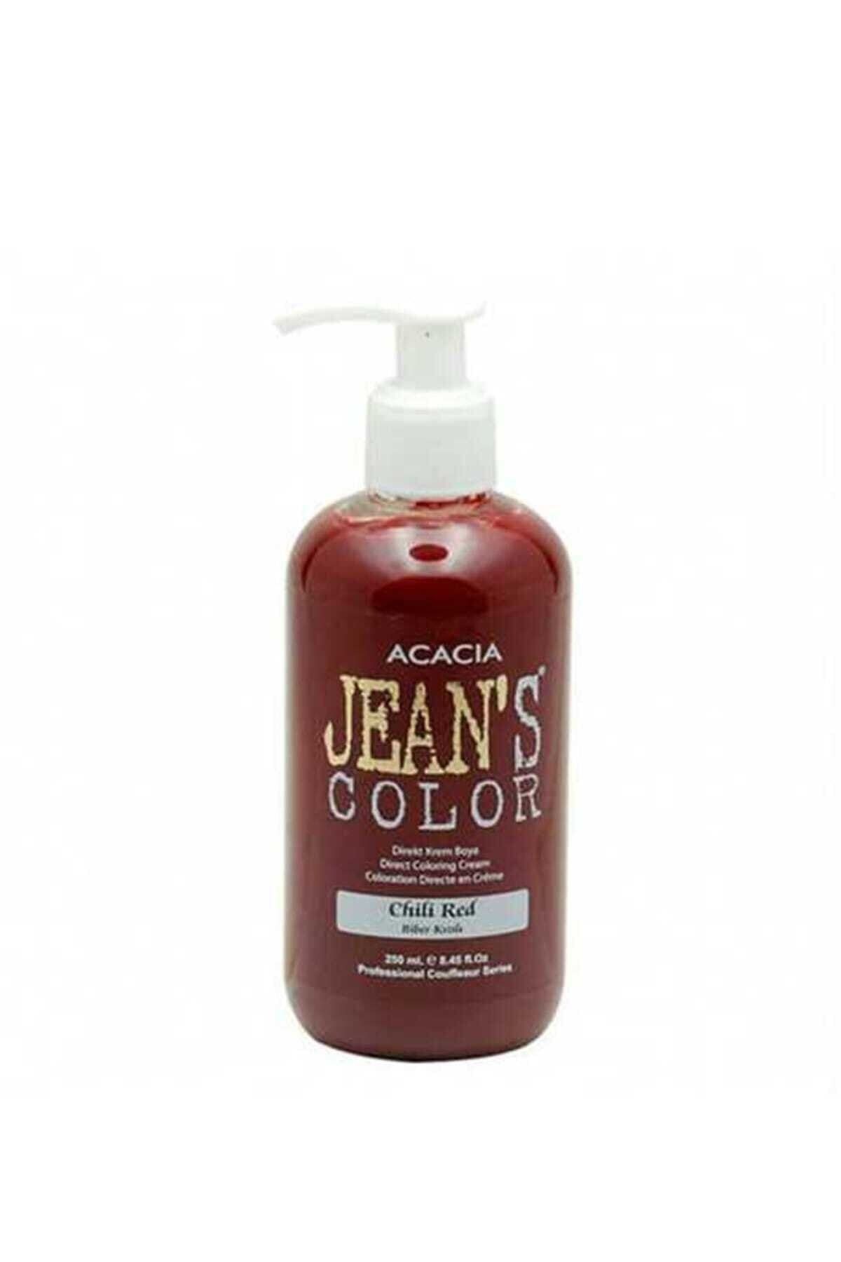 Acaia Jeans Color Jeans Saç Boyası Biber Kızılı 250 ml CHILL RED