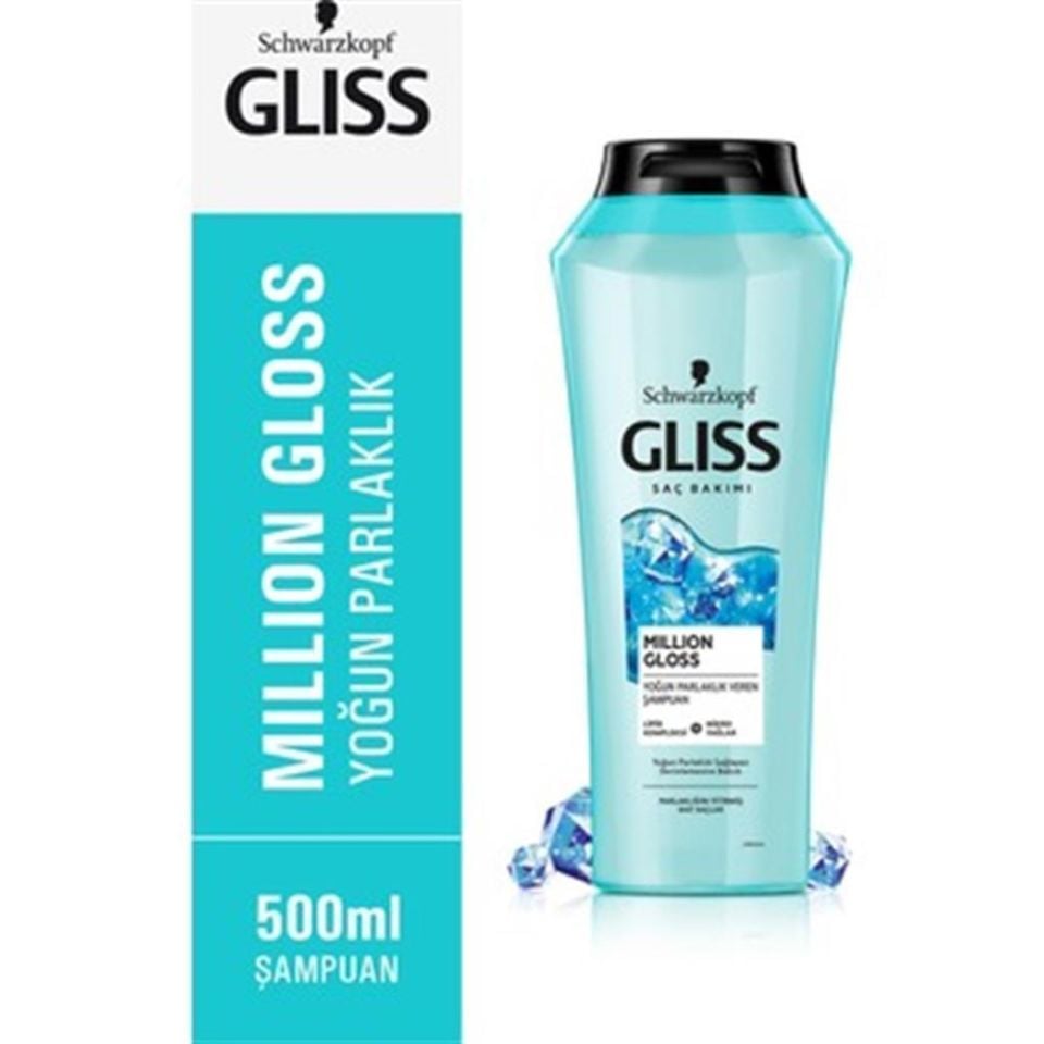 Gliss Şampuan Gliss Million Gloss 500 Ml Yoğun Parlaklık