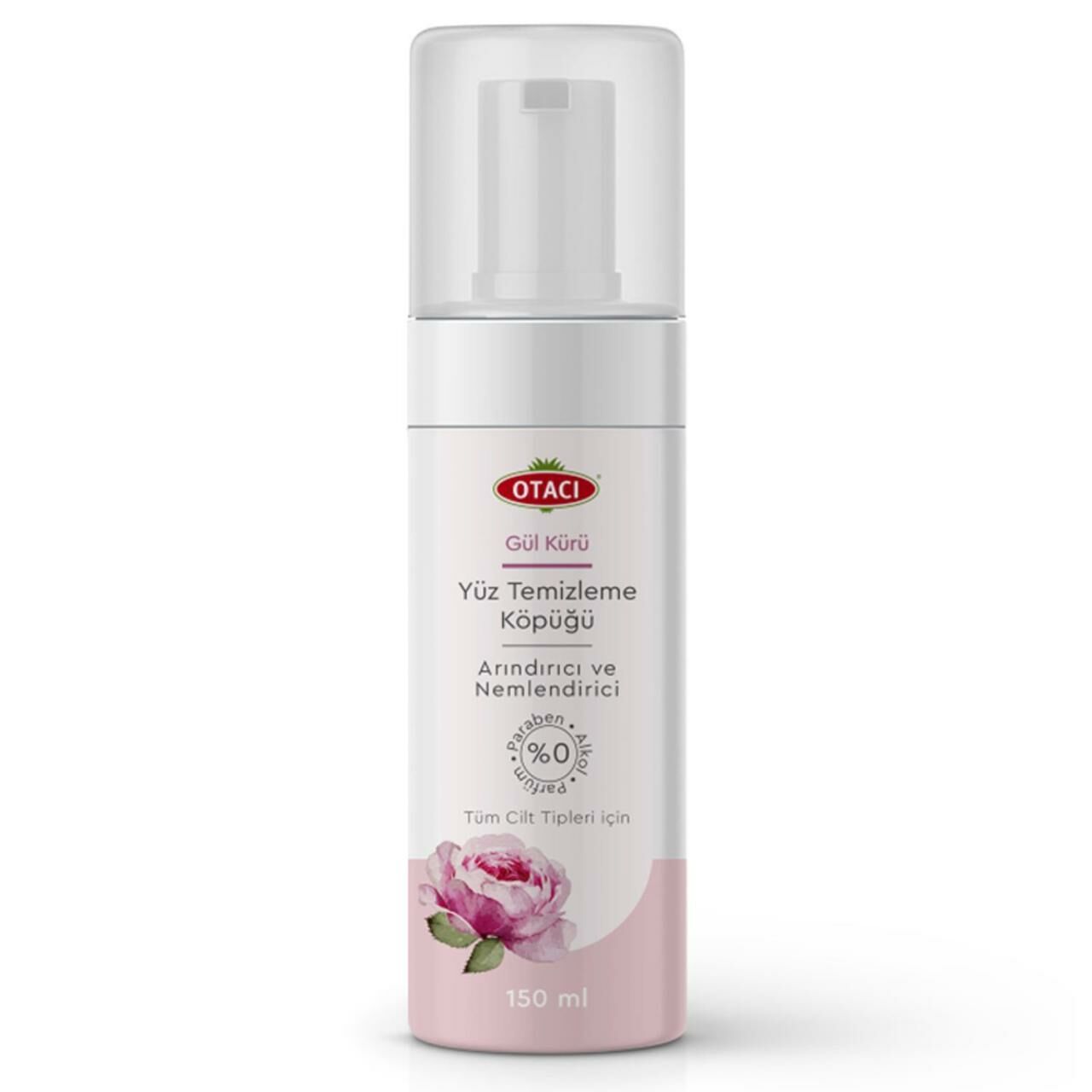 Otacı Gül Kürü Yüz Temizleme Köpüğü Arındırıcı Nemlendirici 150 ml