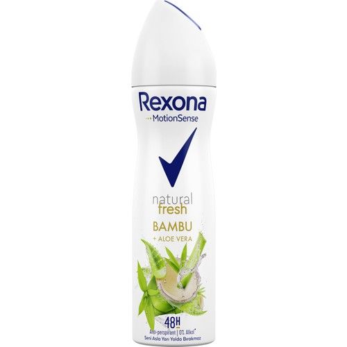 Rexona Deodorant Women Natural Fresh  Aleo Vera Bamboo Spray 150 Ml