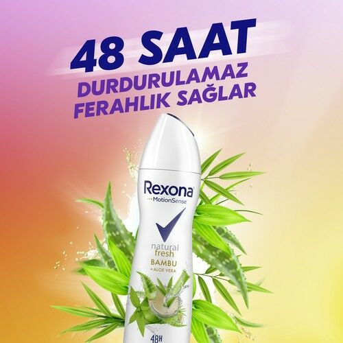 Rexona Deodorant Women Natural Fresh  Aleo Vera Bamboo Spray 150 Ml