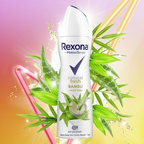 Rexona Deodorant Women Natural Fresh  Aleo Vera Bamboo Spray 150 Ml