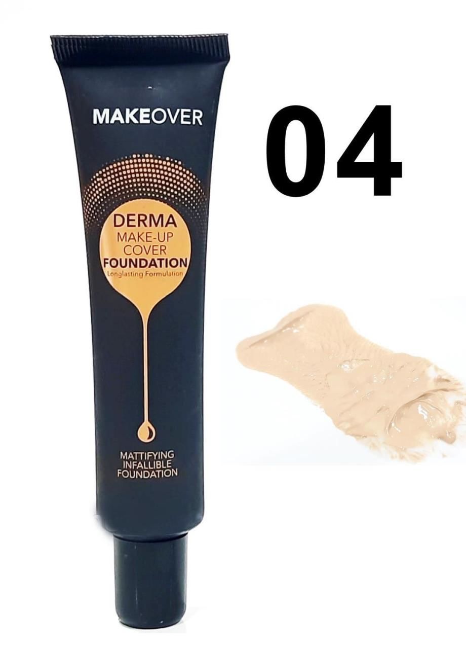 Makeover Derma Make Up Cover Matte Fondöten 04 Tüp