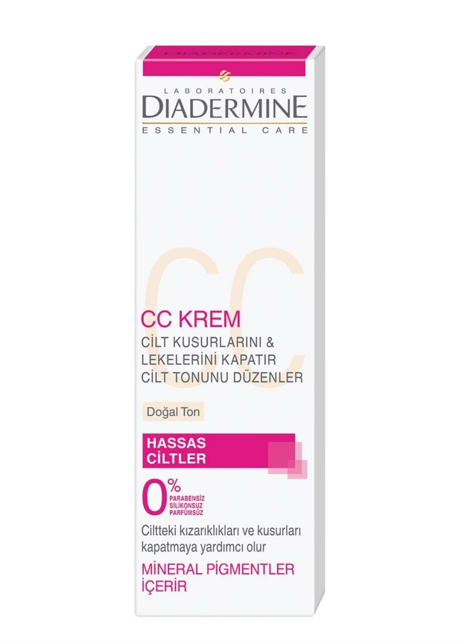 Diadermine High Tolerance CC Krem 50 ml Doğal Ton Hassas