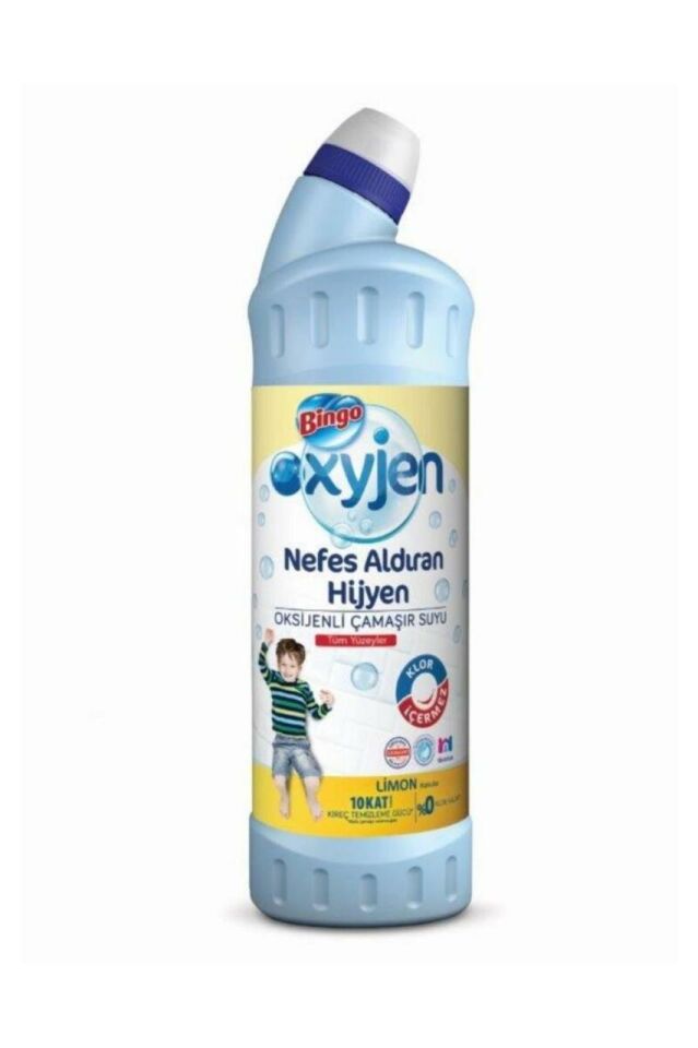 Bingo Oksijen 750 ml Çamaşır Suyu Hassas Hijyen