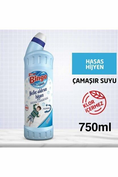 Bingo Oksijen 750 ml Çamaşır Suyu Hassas Hijyen