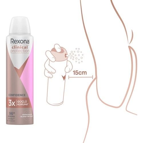 Rexona Deodorant Clinical Protection Confidence Kadın Sprey 150 ml