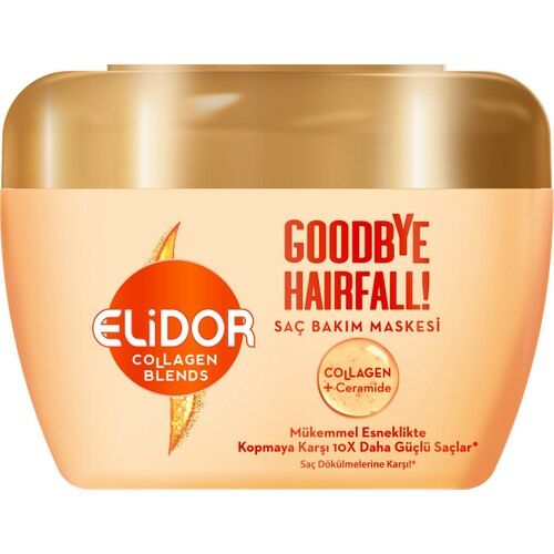 ElidorCollagen Blends Saç Bakım Maskesi Goodbye Hairfall Saç Dökülmelerine Karşı 160 ml