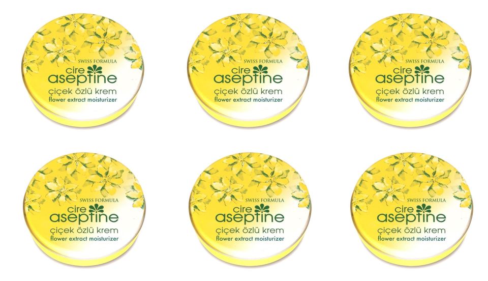 Cire Aseptine Çiçek Özlü Krem Teneke Kutu 6 x150 Ml