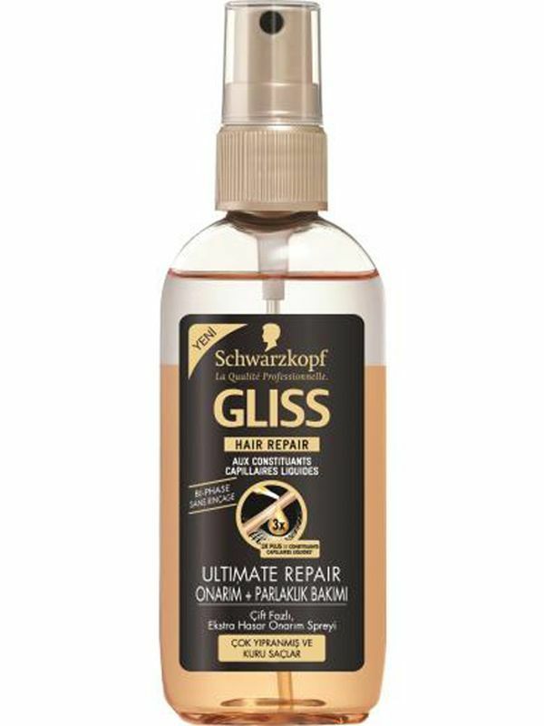 Gliss Ultimate Repair Çift Fazlı Onarım ve Parlaklık Spreyi 100 ml