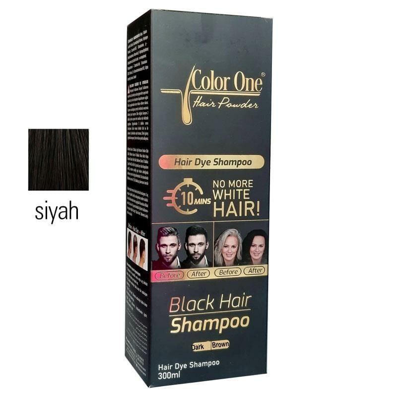 Color One Saç ve Sakal Siyahlaştırıcı - Beyaz Kapatıcı Şampuan 300 Ml - Siyah ve Koyu Tonlar