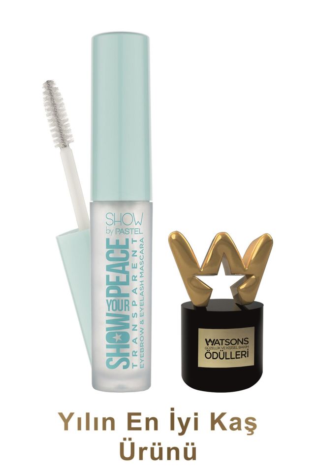 Show By Pastel Kaş ve Kirpik Maskarası Şeffaf Show Your Peace - Sabitleyici