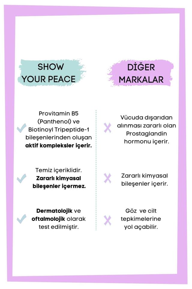 Show By Pastel Kaş ve Kirpik Maskarası Şeffaf Show Your Peace - Sabitleyici