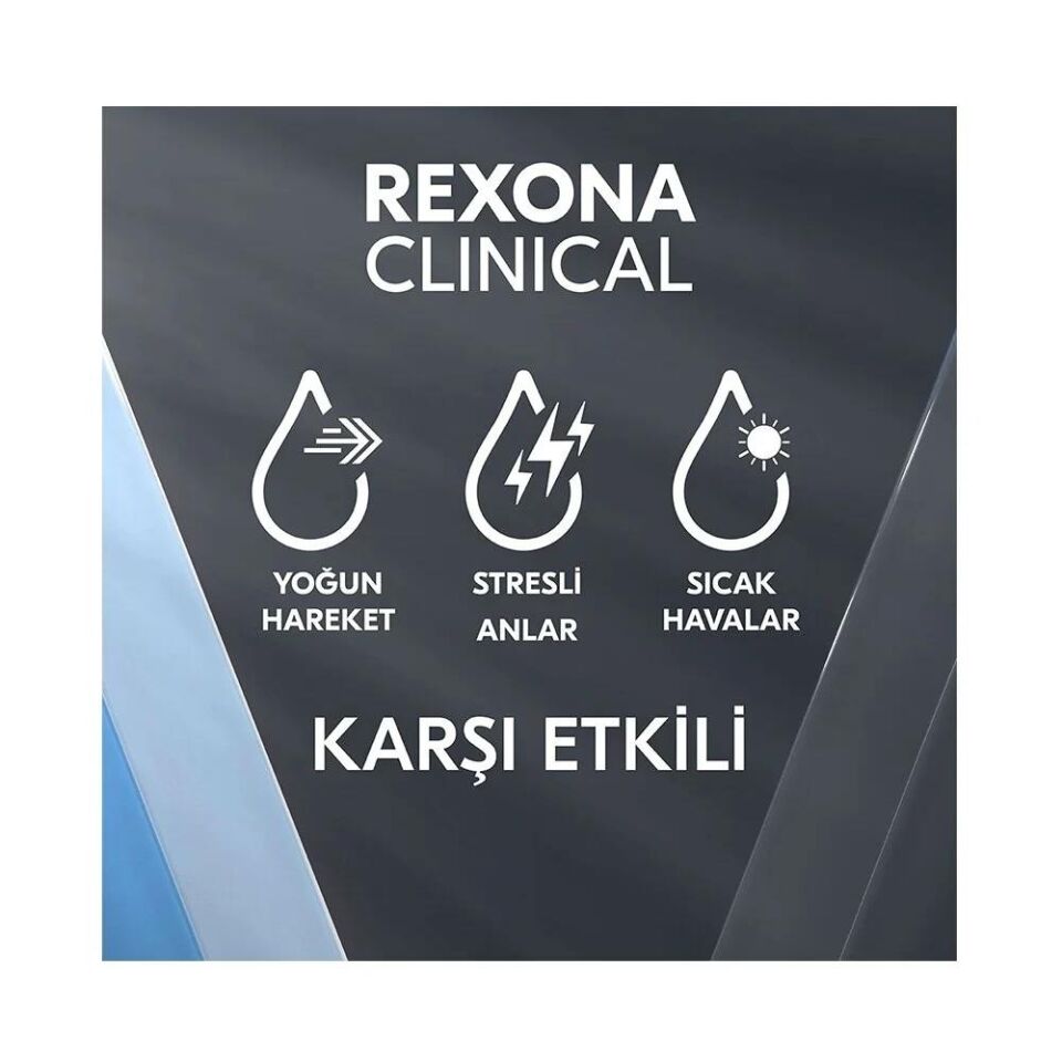Rexona Men Clinical Protection Erkek Stick Deodorant Clean Scent 3x Güçlü Koruma 45 ml
