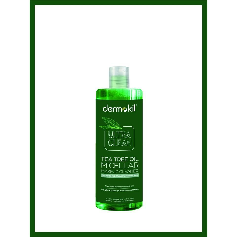 Dermokil Tea Tree Micellar Su 400 Ml Ultra Clean Yüz Göz ve Dudak İçin