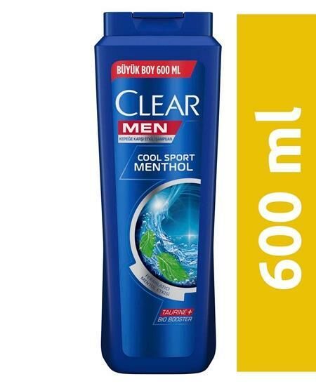 Clear Şampuan Cool Sport Menthol 600 Ml