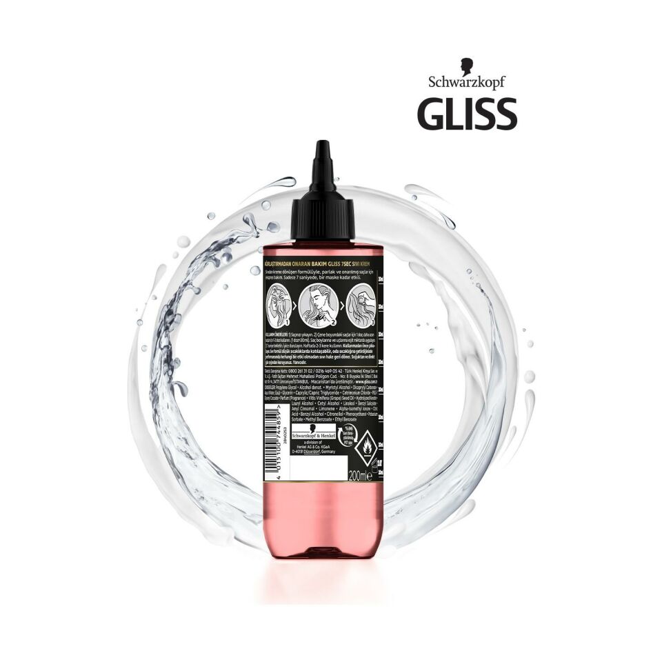 Gliss 7sec Ekspres Onarıcı Bakım Split Hair Miracle 200 ml