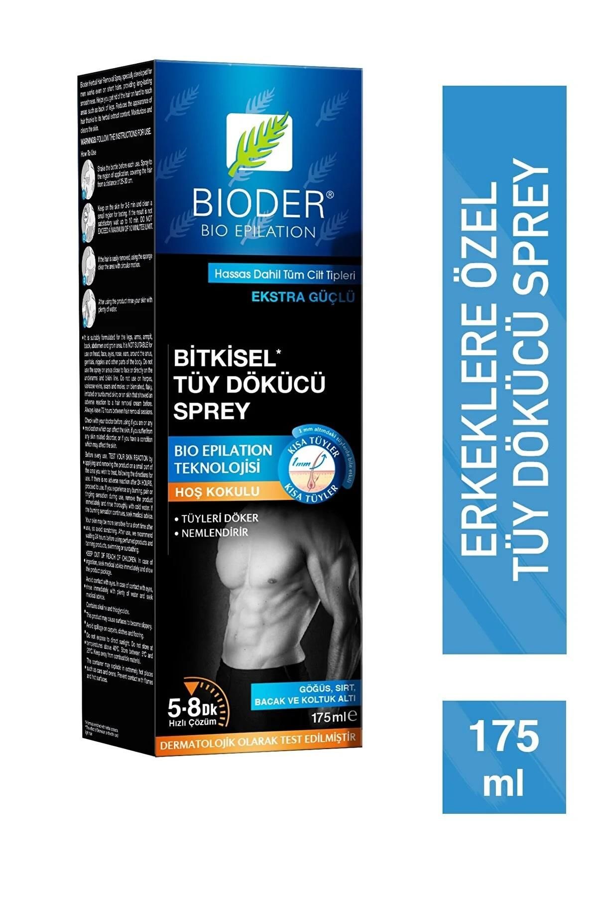 Bioder Sprey Tüy Dökücü 175 Ml Men