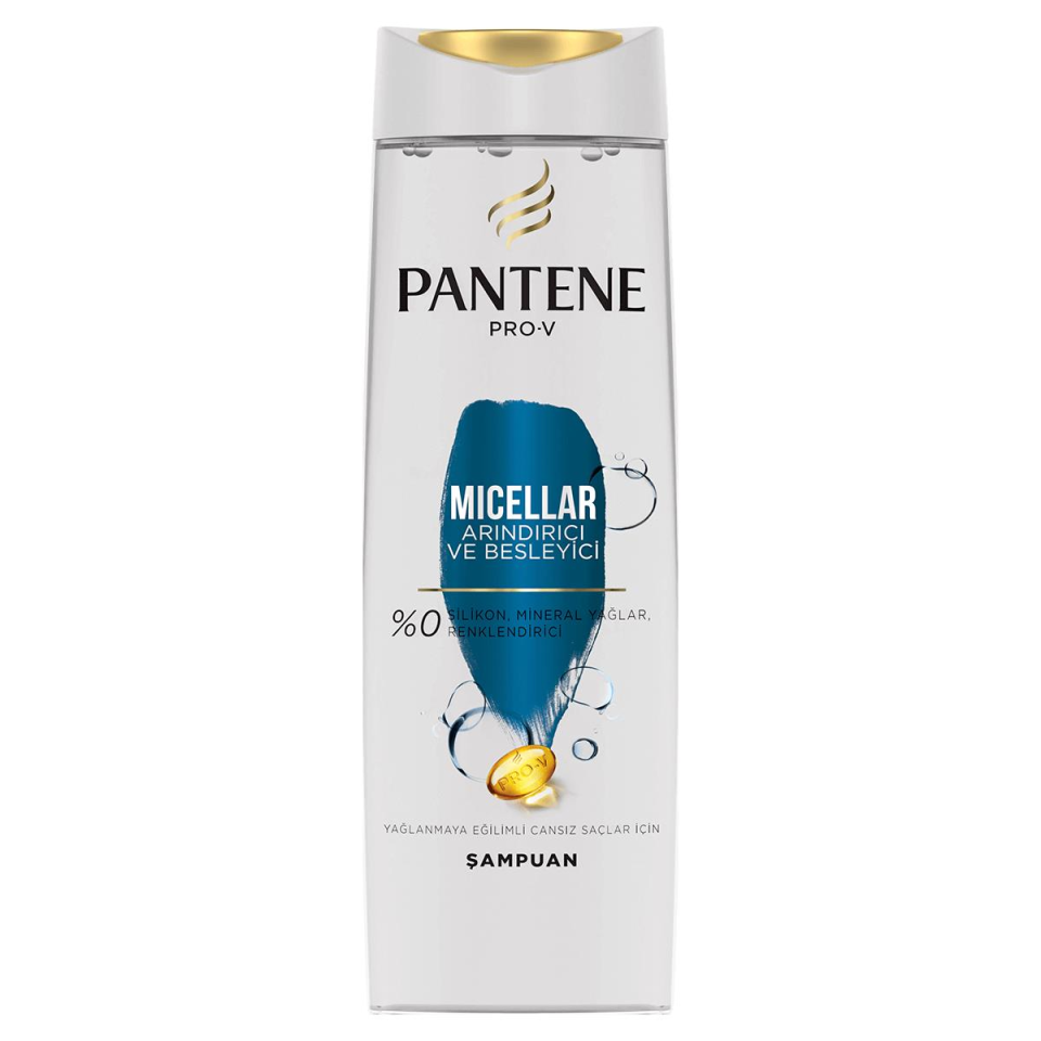 Pantene Micellar Arındırıcı Ve Besleyici Şampuan 400 Ml Yağlanmaya Eğimli Saçlar