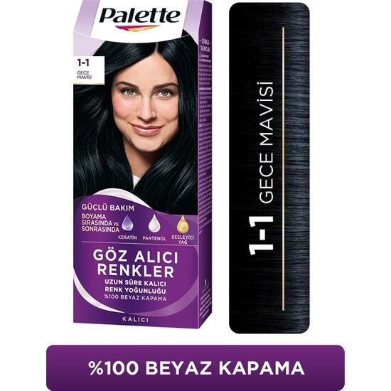 Palette 1.1 Gece Mavisi ICC Kalıcı Krem Boya